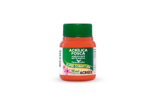 TINTA ACRILICA FOSCA 37ML ACRILEX LARANJA